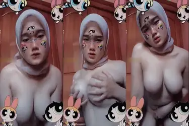 ABG Hijab Toket Diremas Keras Desah Nafsu Liar poster